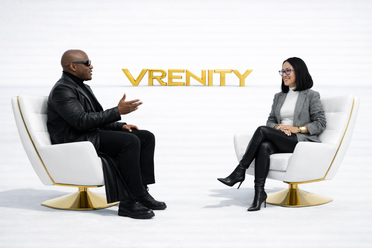 Podcast Matrix Design Backdrop VRenity