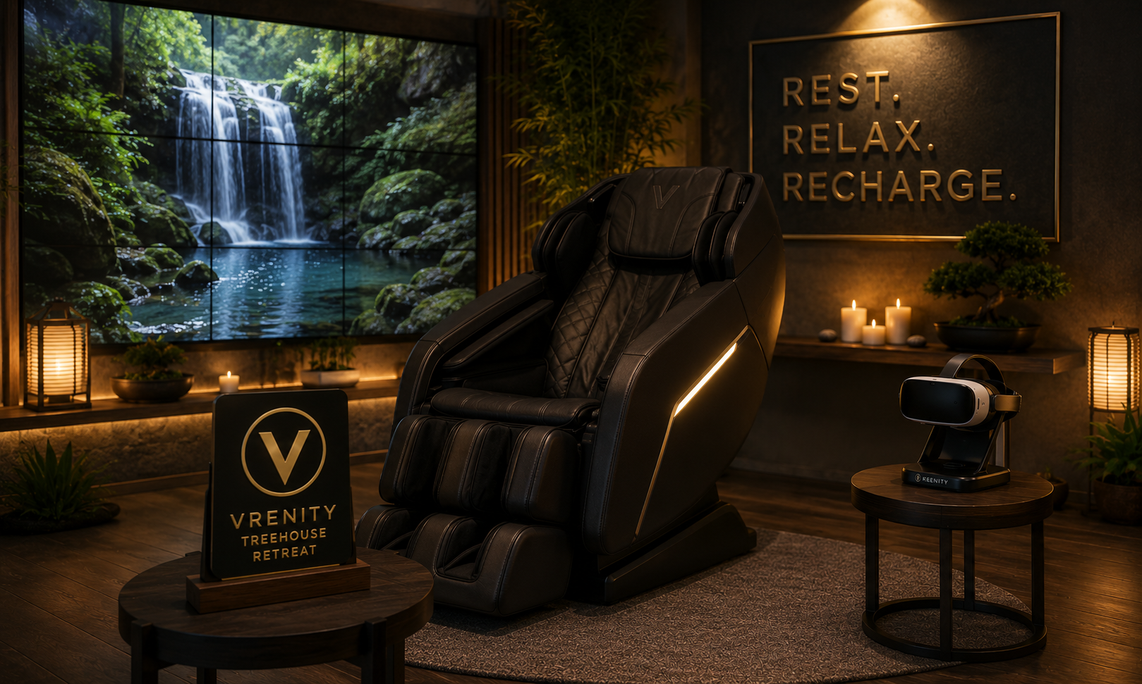 VRenity Treehouse Retreat VR workplace wellness