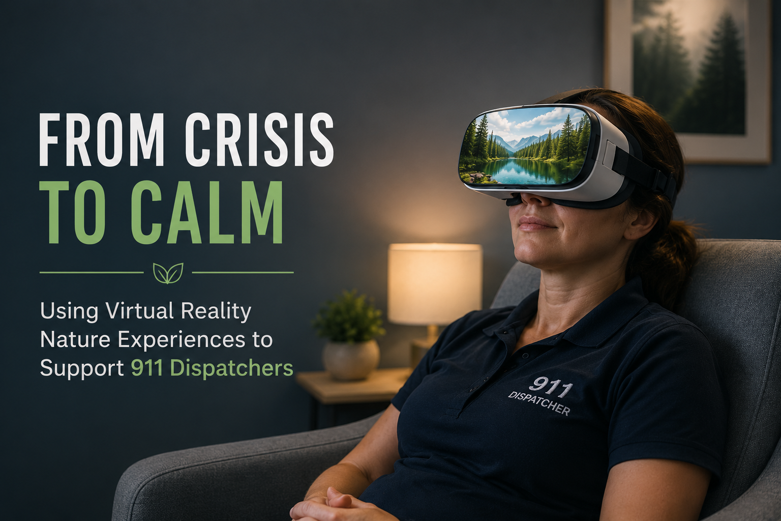 From Crisis to Calm: Using Virtual Reality Nature Experiences to Support 911 Dispatchers