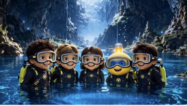 Nerdle's Treehouse Blue Hole Cave Adventure