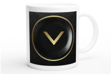 V mug