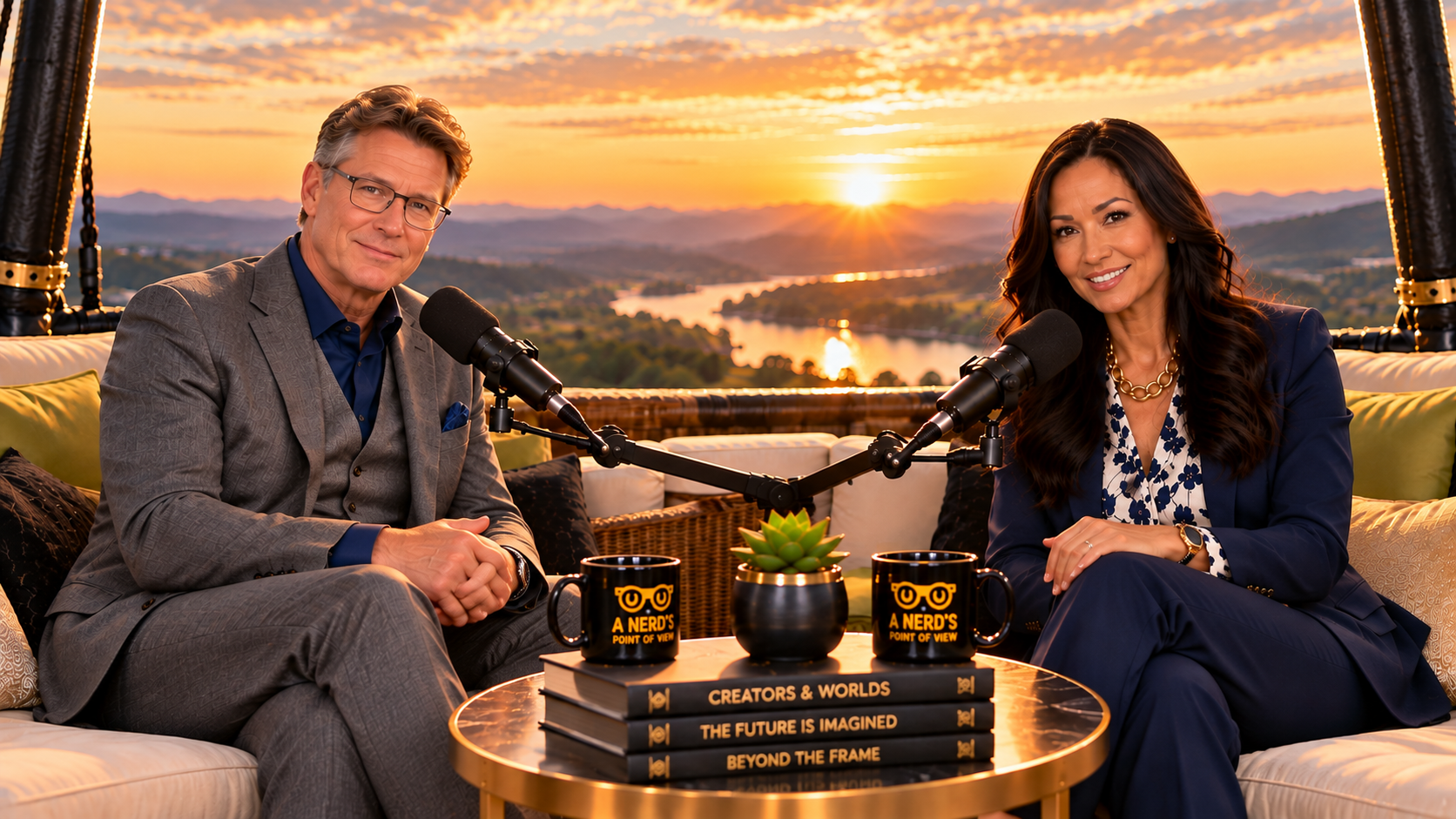 Sunset Podcast by the River